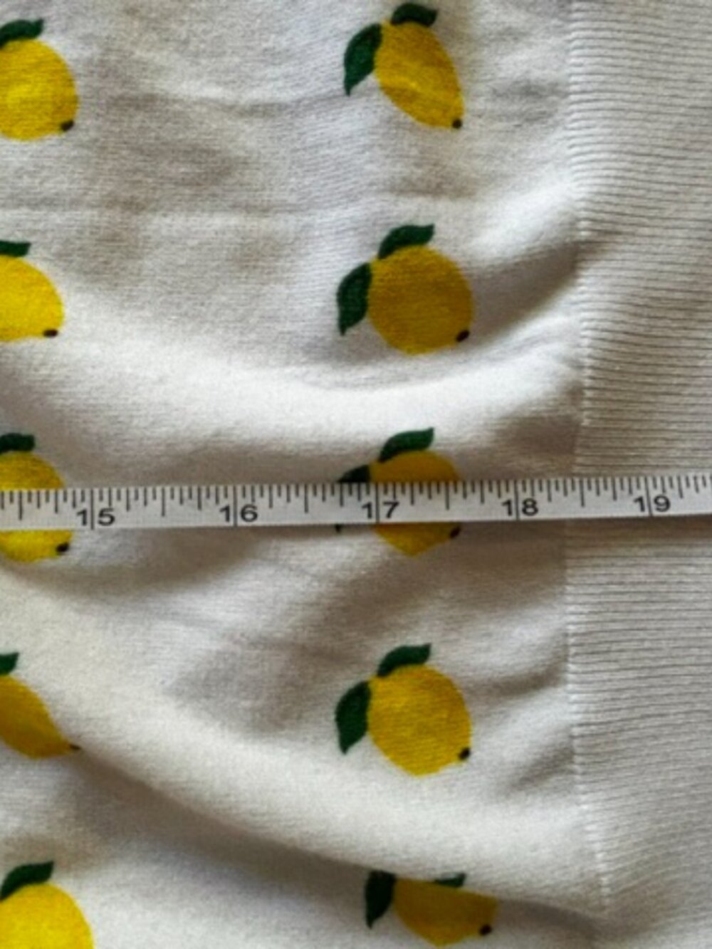 J. Crew M size lemon print sweater vest - Picture 6 of 9